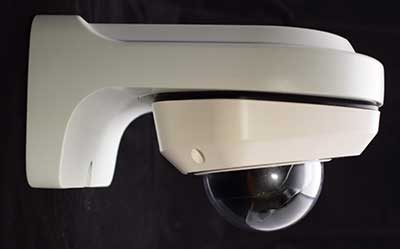 CCTV white horizontal unit